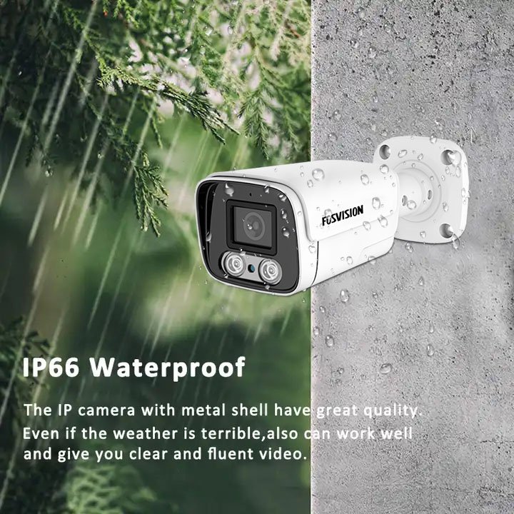 Fosvision Ahd Camera Night Vision Outdoor Ir Security Camera Waterproof Surveillance 5mp Bullet Cctv Camera