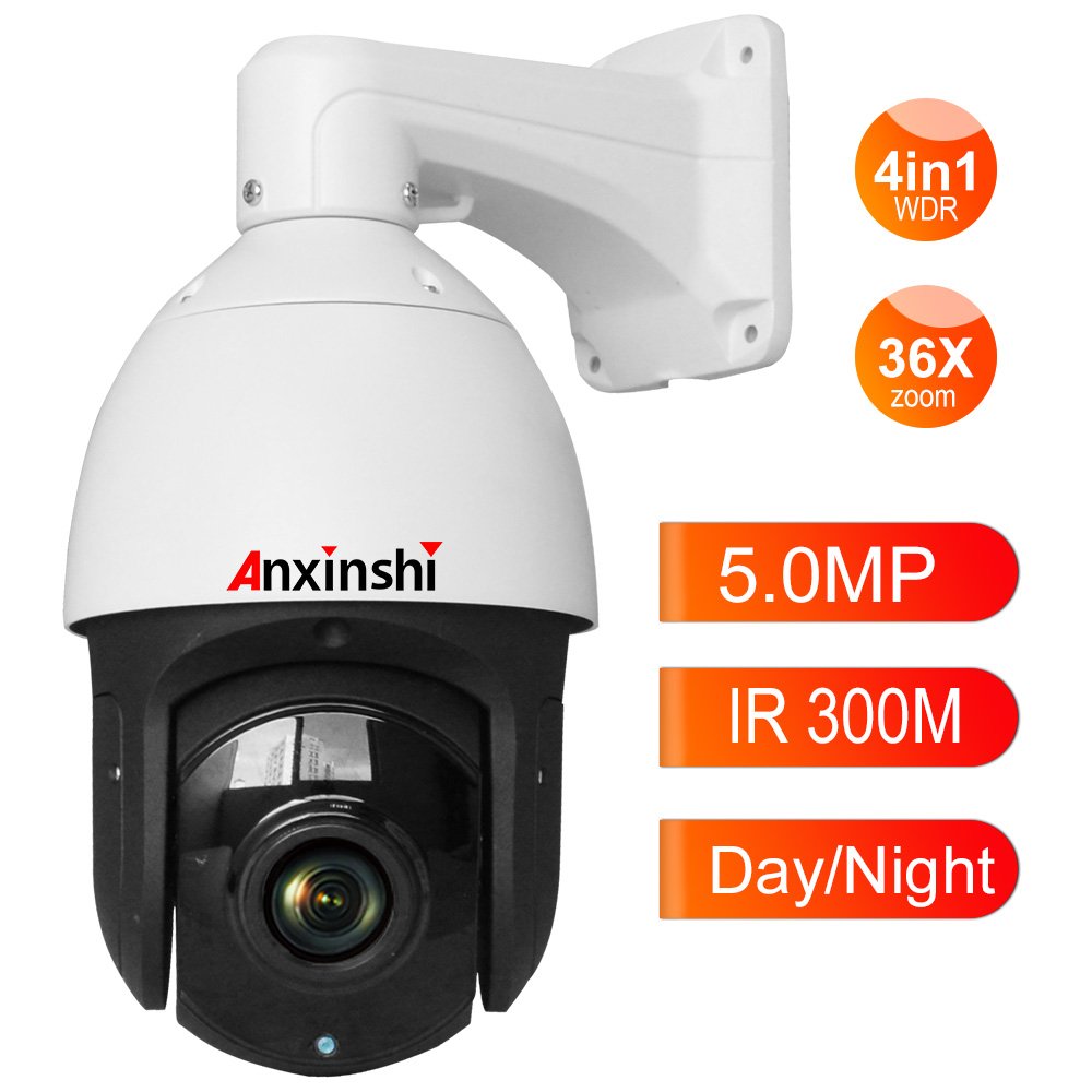 36X optical zoom 5MP AHD CVI TVI CVBS Laser 300M High Speed Dome Camera