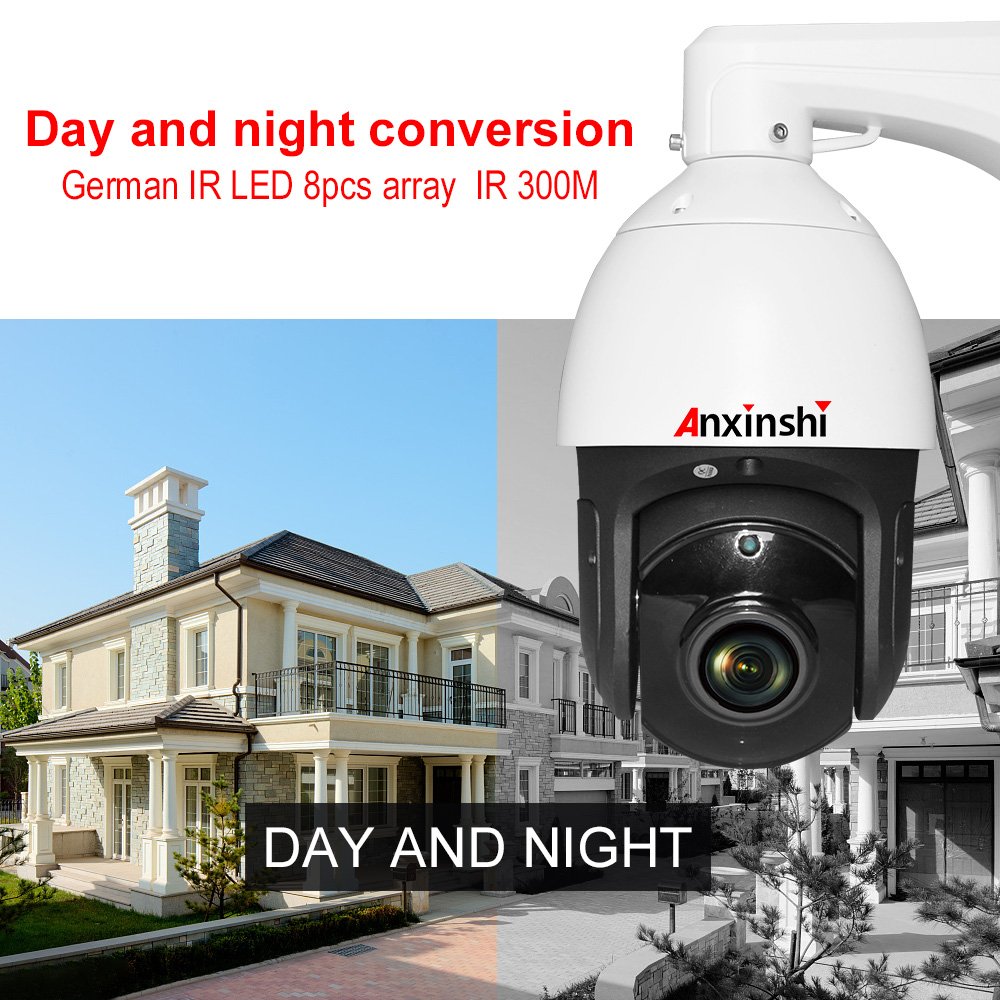 36X optical zoom 5MP AHD CVI TVI CVBS Laser 300M High Speed Dome Camera