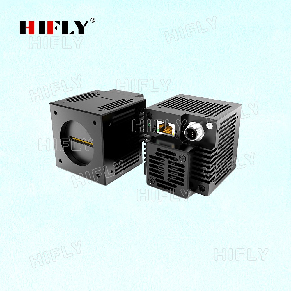 Machine Vision Global Shutter Color CMOS Large Sensor Cameras 27.5KHz 4K Line Scan GigE Industrial Camera