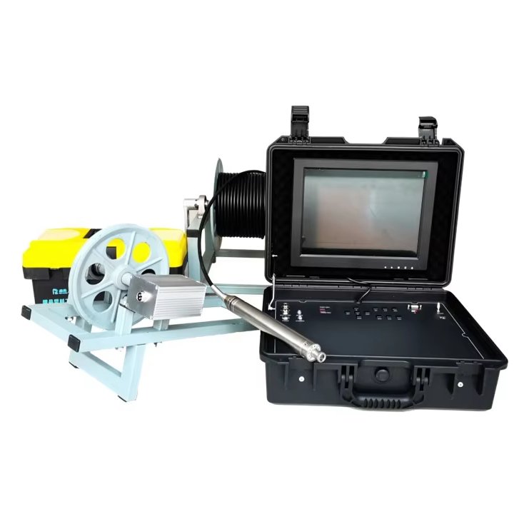 30mm Panoramic Hand-crank Standard Well Camera for Underwater Wells 200m Pipe Inspect Camera for Deep Well Inspection