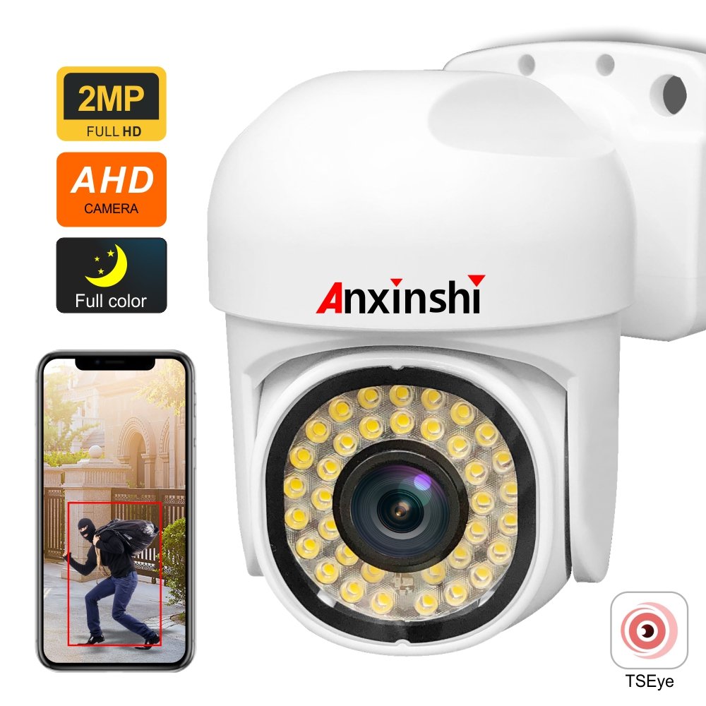 New Analog PTZ Camera Indoor and Outdoor Waterproof Full Color NIGHT VISION 360 Degree No Dead Angle Home Security CCTV Camera