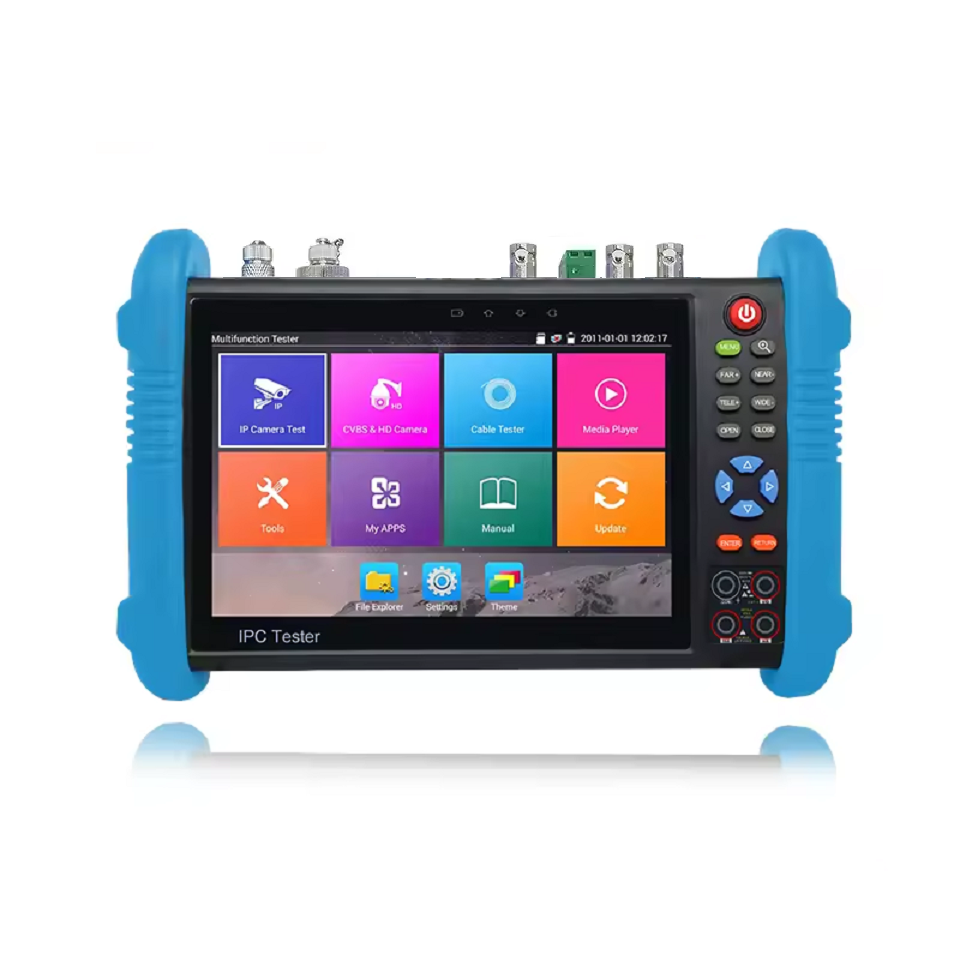 8MP IP/CVBS AHD CVI TVI analog Camera Tester 7 inch Screen All in one Multi-functions SDI HDMI VGA TDR 4K 8MP CCTV Tester