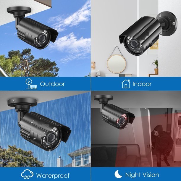 classic analog surveillance system Mini 2.0MP 1080P Coaxial Metal Shell Video Security AHD CCTV Camera