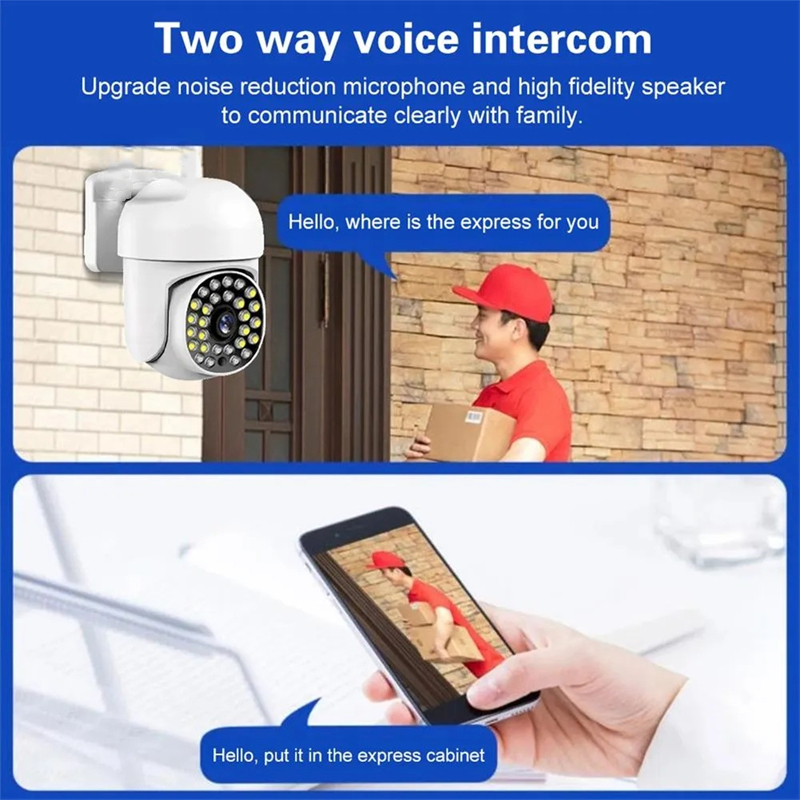 The new PTZ camera is cheap 360 PTZ rotating up and down 3MP analog closed-circuit outdoor TV camera