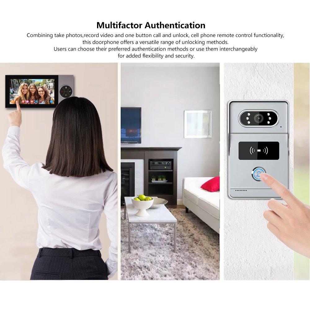 Oem Ring Video Doorbell Interphone With Camera Trade Intercom Video Intercom For Home Wired With Rfid Unlock For Villa