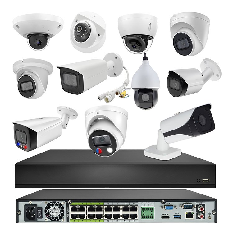 Built-in Mic 4 in 1 Bnc CCTV Camera HAC-HDW2509TLM-A-LED Dahua HDCVI Analog Camera