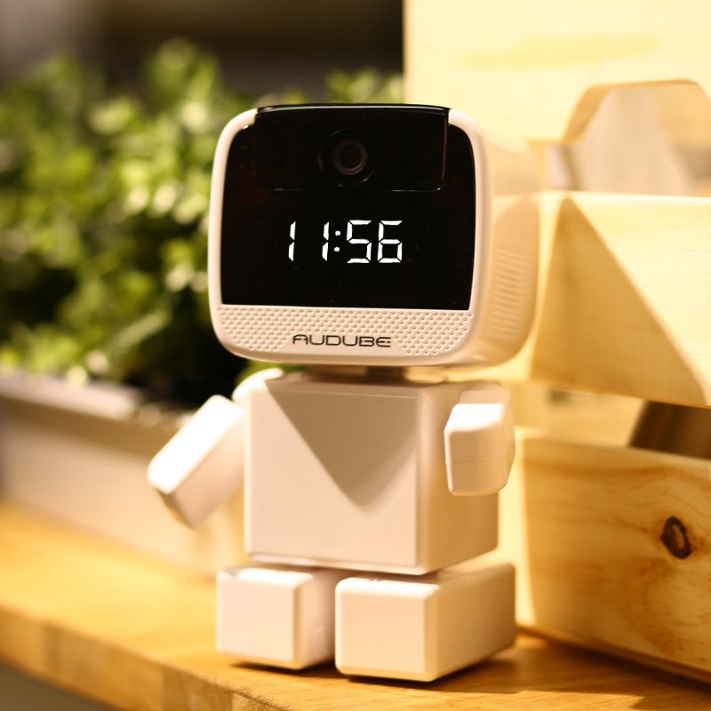 2MP Wireless WiFi Baby Monitor CCTV Camera System Yoosee APP Mini Clock Wall Display Outdoor Applicable Night Vision CMOS