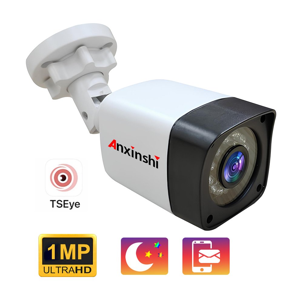 1MP 2MP 5MP TSEye APP 4 CH Full HD Outdoor Waterproof Bullet Camera XVR Kit Home Security CCTV System CCTV Camera Kit