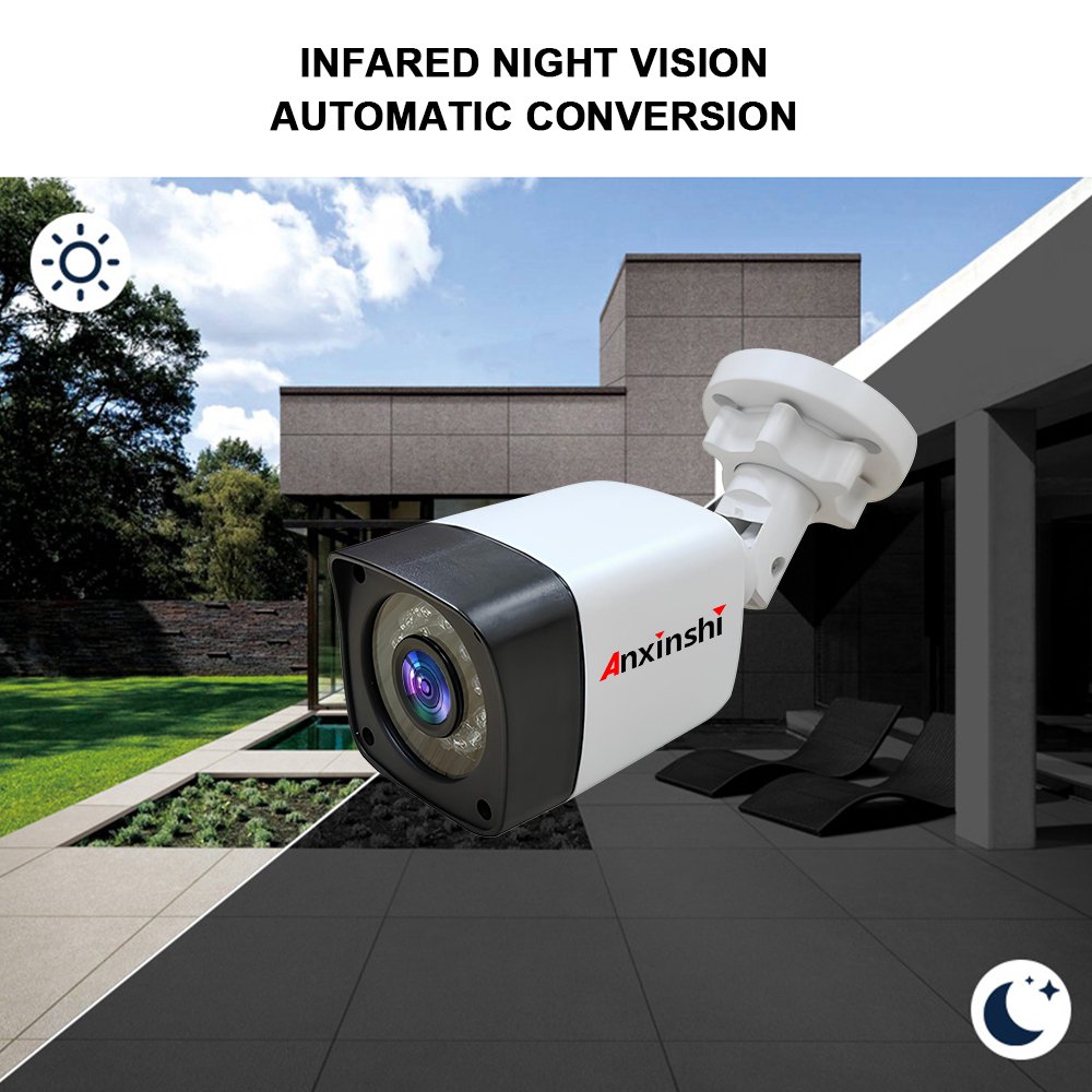 1MP 2MP 5MP TSEye APP 4 CH Full HD Outdoor Waterproof Bullet Camera XVR Kit Home Security CCTV System CCTV Camera Kit