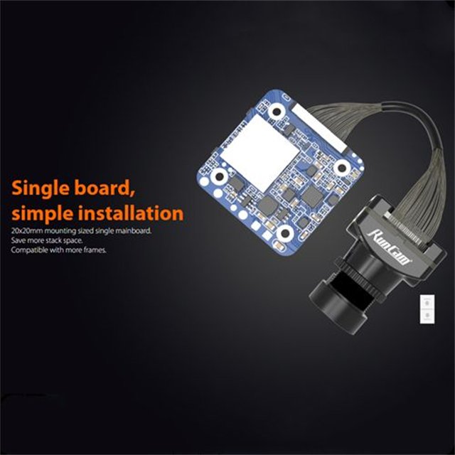 RunCam Hybrid 2 Upgraded 4K FPV and HD Recording Camera with Dual Lens FOV 145 angle Phoenix 2 Analog Sensor 128G DIY