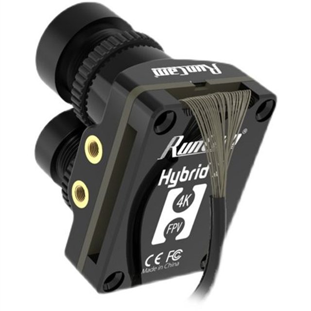 RunCam Hybrid 2 Upgraded 4K FPV and HD Recording Camera with Dual Lens FOV 145 angle Phoenix 2 Analog Sensor 128G DIY