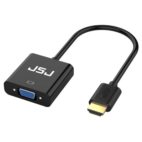 HD MI to VGA Audio Video Converter Cable Digital Analog HD 1080P Converter For DVD PS3 PC Laptop Tablet HD MI To VGA Adapter