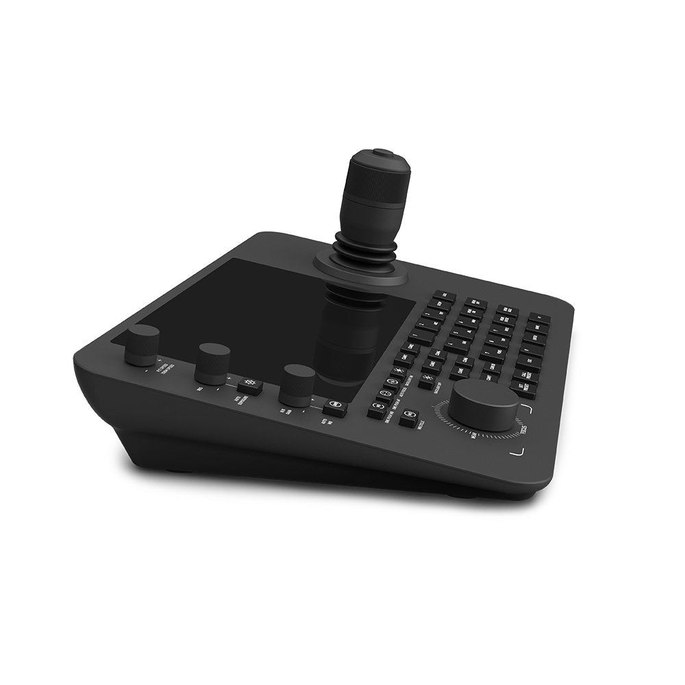 MYTECH Network Analog RS422 RS485 IP PTZ Conference Camera Controller with 7 Inch Colour LCD 4K Display for TV wall