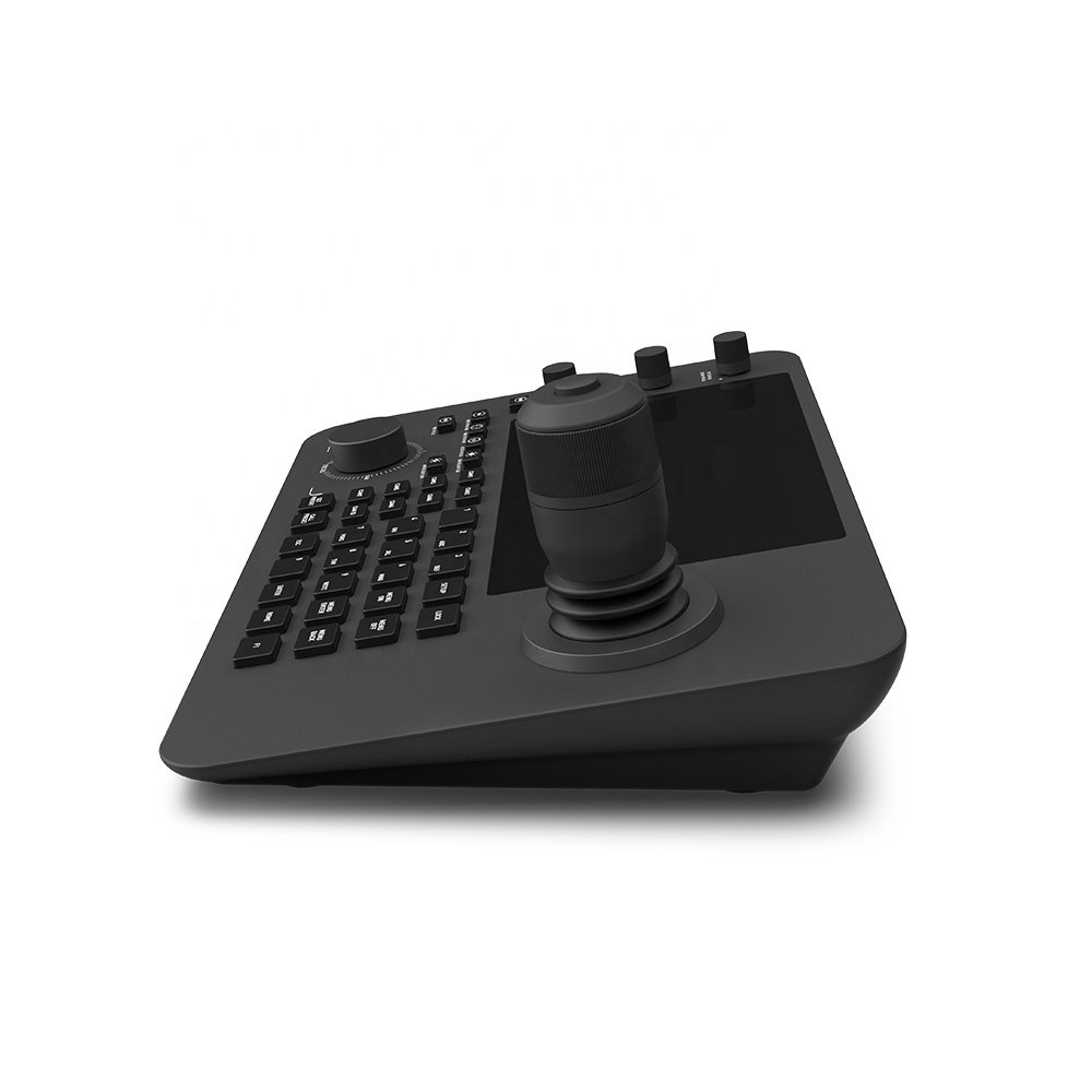 MYTECH Network Analog RS422 RS485 IP PTZ Conference Camera Controller with 7 Inch Colour LCD 4K Display for TV wall