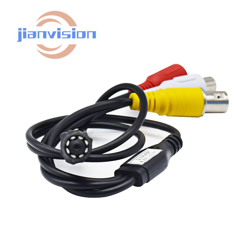 Jianvision mini cctv surveillance 2mp 1080p full HD AHD CVI TVI CVBS 4 in 1 small security camera with microphone