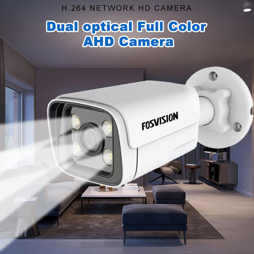 China hot sale CCTV Manufacturer Full Color Night Vision Outdoor 3.6mm Lens HD 2MP AHD Plastic bullet CCTV camera analog camera