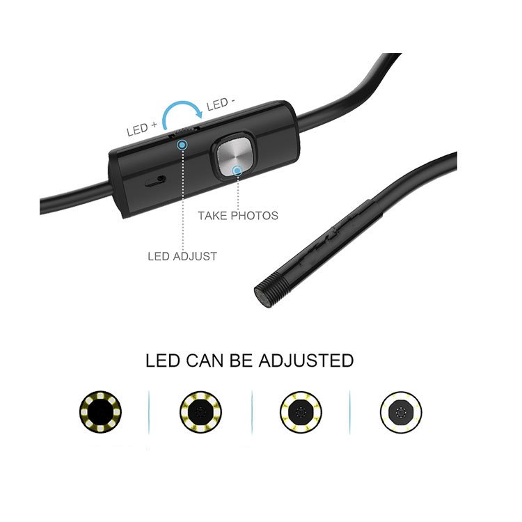 Latest Factory Price IP67 2/3.5/5m Snak Tube and External USB Camera Android Phone Endoscope Camera Pipe Inspection
