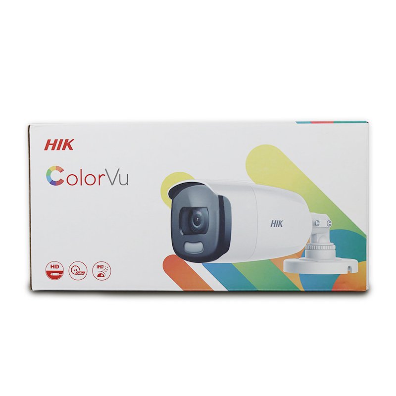 Hik Full Color CCTV Camera DS-2CE12HFT-F ColorVu Series 5MP Bullet CVI CVBS TVI AHD 4 in 1 Camera
