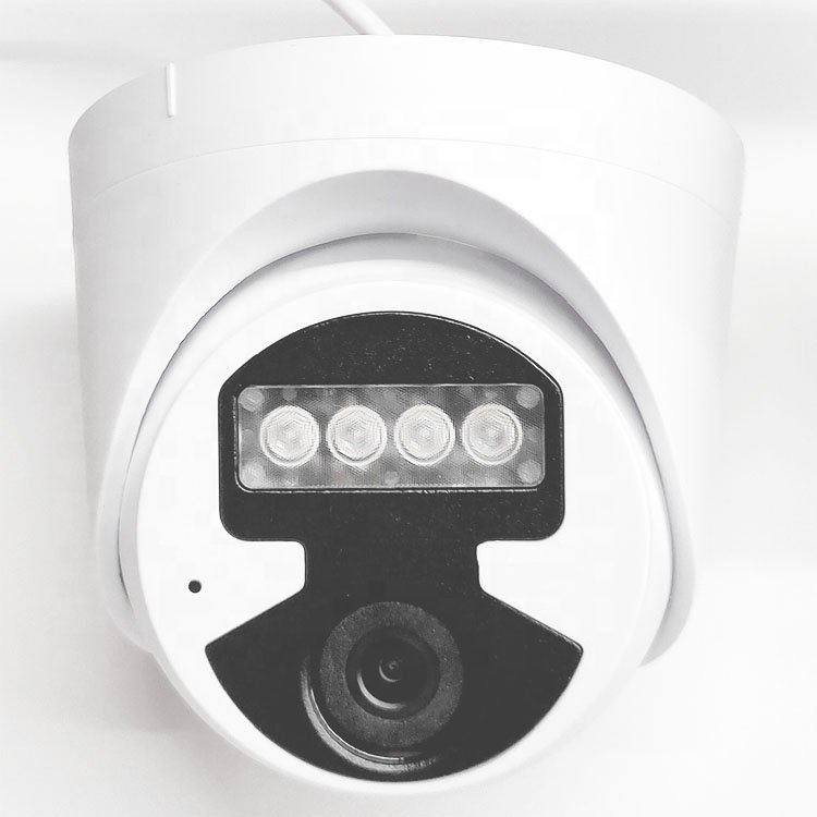 AHD 2MP Night Vision Colorful Security Camera CCTV Outdoor Video Surveillance Camera Analog Waterproof Warm light dome Camera