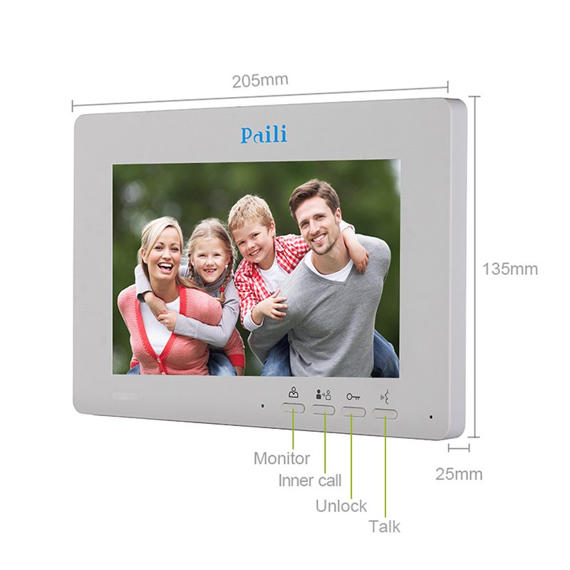 20 Flats Remote Unlock Door Phone 7" Wired Video Intercom Doorbell Camera Door Video Intercom System