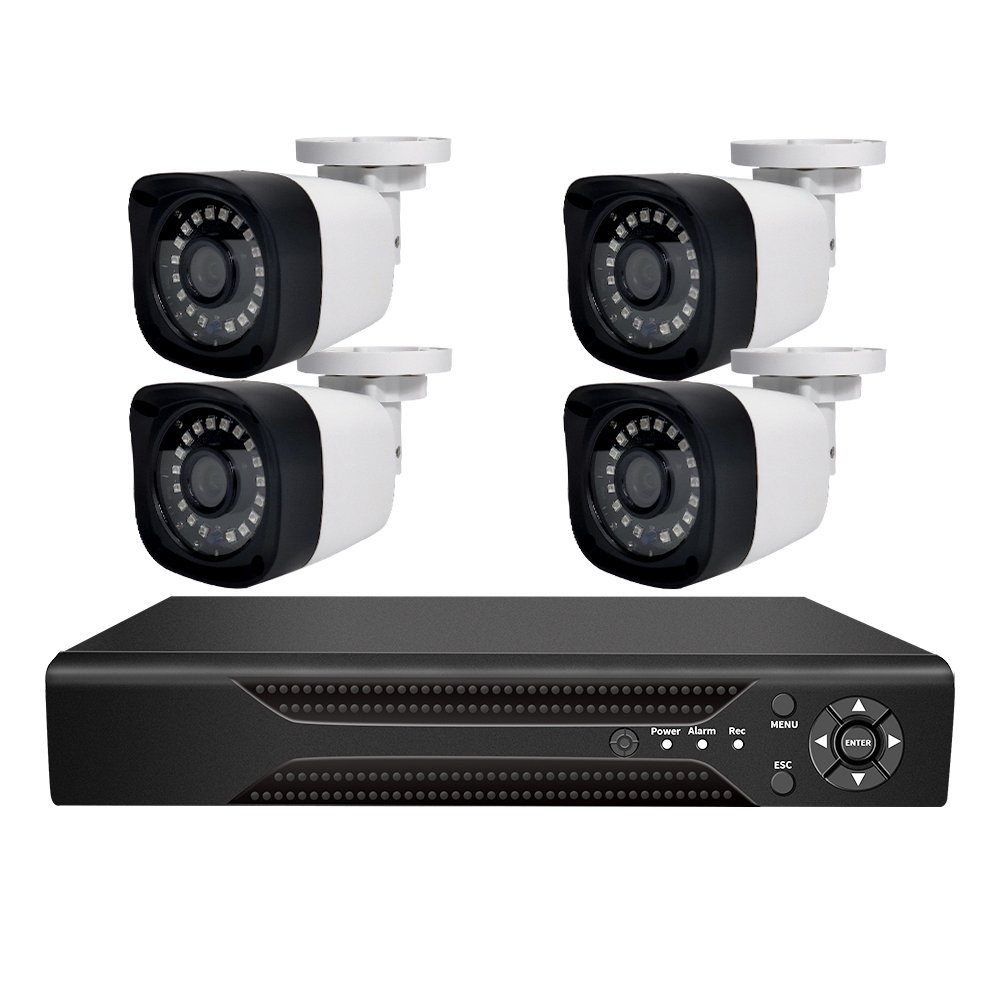 WESECUU DVR system ahd kit dvr 4 channel cctv indoor outdoor security camera kit outdoor security camera analog camera
