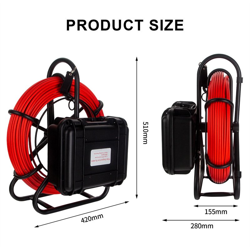 Cctv Drain Sewer Inspection Camera System Spare Parts Endoscope Pipe Inspection Camera With Counter Meter