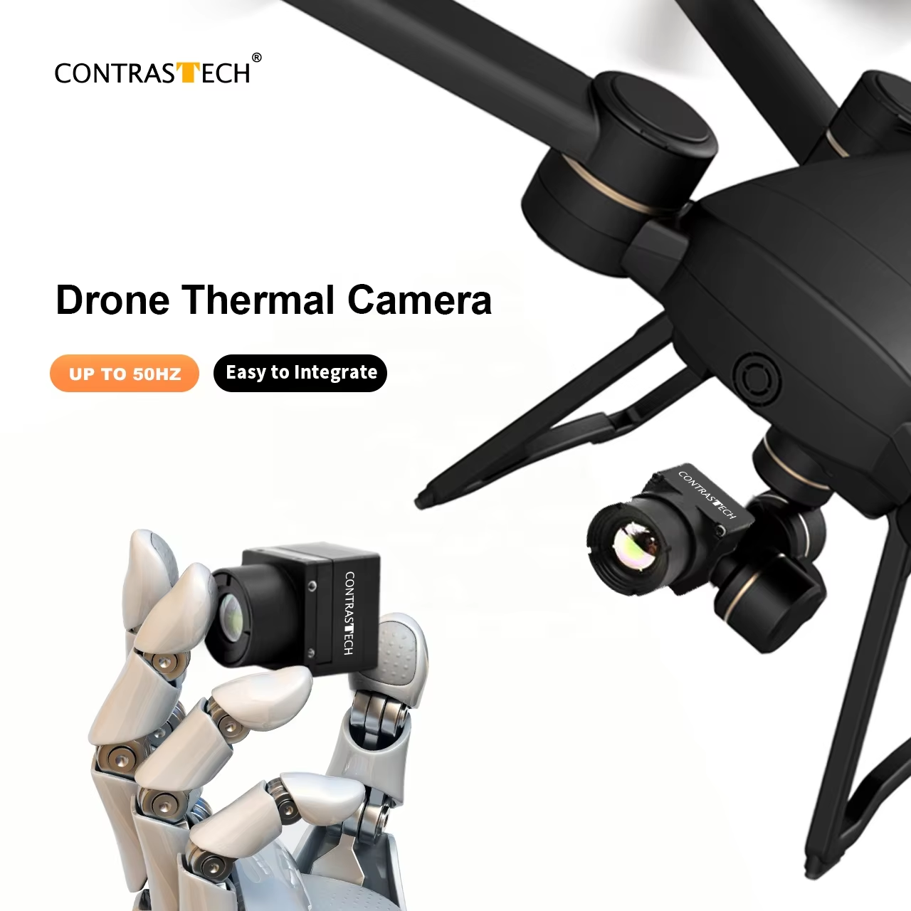 640x512 Digital Zoom 1.0-8.0X 19mm MIPI NETD ≤ 40mK Flir Boson Drone Thermal Camera infrared LWIR for Night Vision Imaging