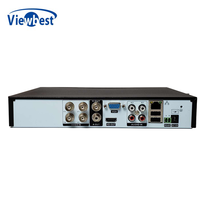 XMEYE DVR CCTV system 4ch 8ch 16ch h.265 recording unit digital video recorder with 1 SATA HDD slot face detection