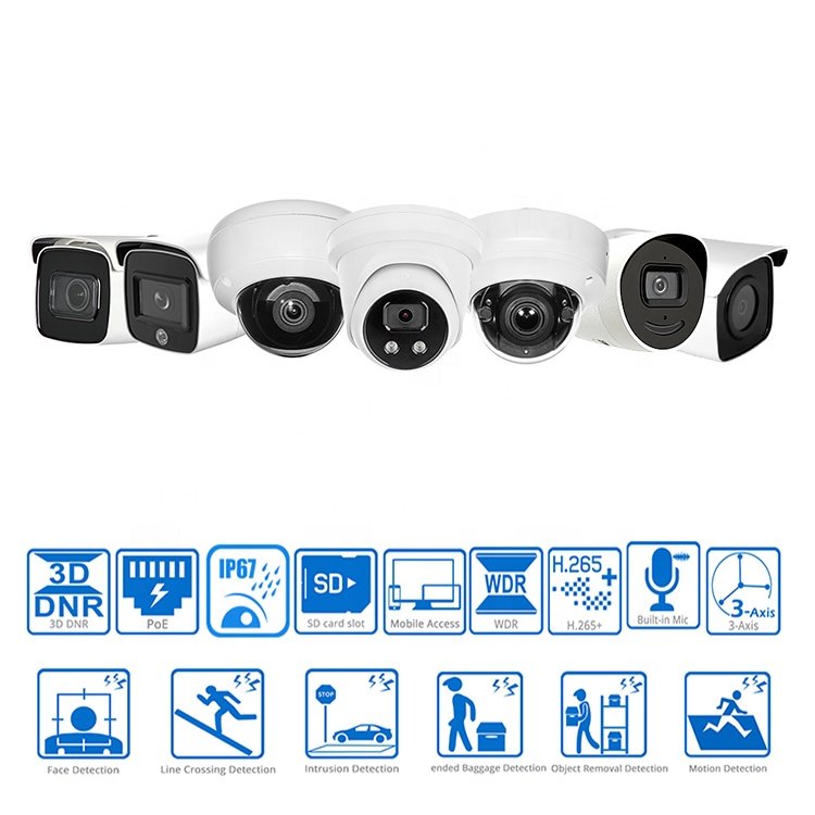 Outdoor long range security surveillance ip cameras home bullet videos camera anti intrusion surveillance cam