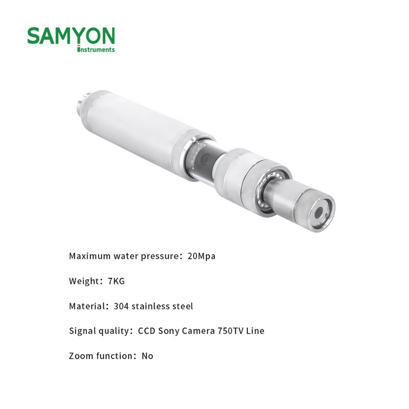 Inspection Industrial Oem System Cameras 180m Bore Hole Plumbing 360 Rotation Pipeline For Underwater Wells
