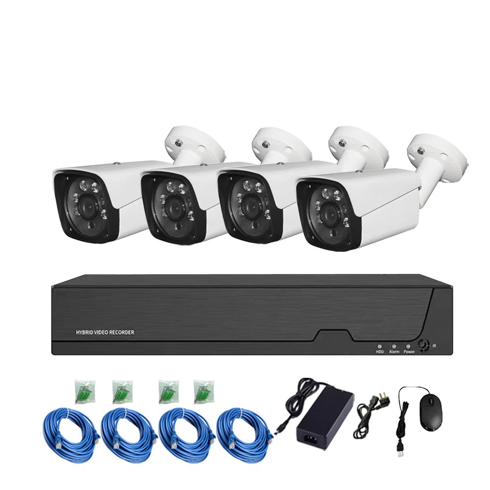 IP Cctv System Outdoor Indoor Camera Analog Monitoring System Home Security Camera System Metal and non-metal