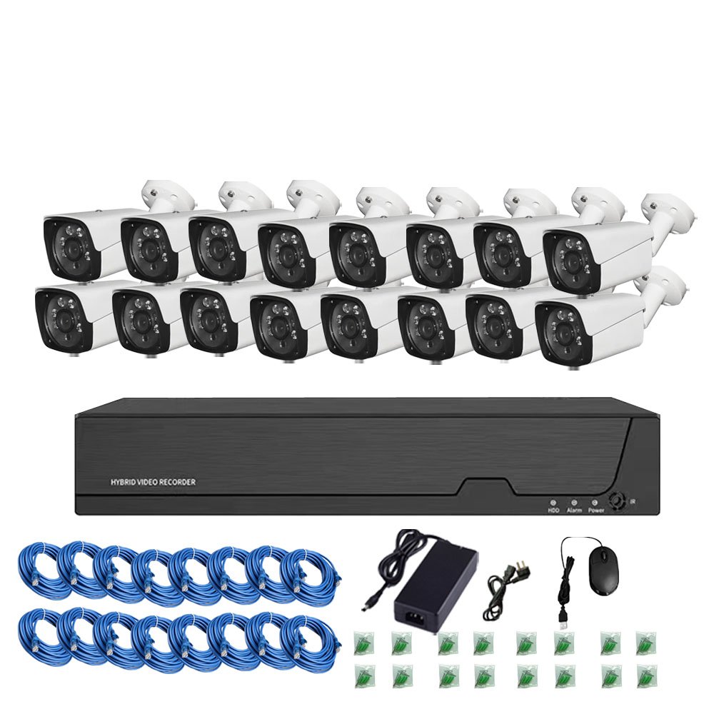 IP Cctv System Outdoor Indoor Camera Analog Monitoring System Home Security Camera System Metal and non-metal
