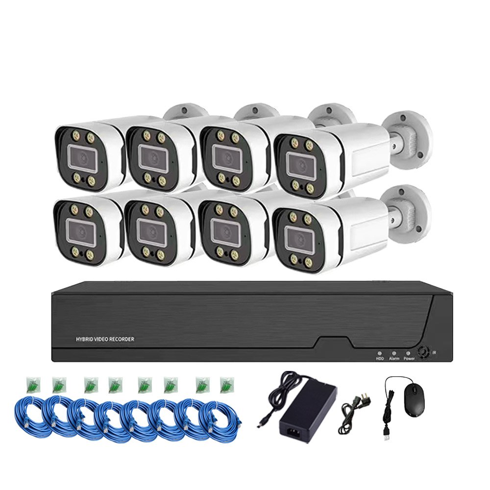IP Cctv System Outdoor Indoor Camera Analog Monitoring System Home Security Camera System Metal and non-metal