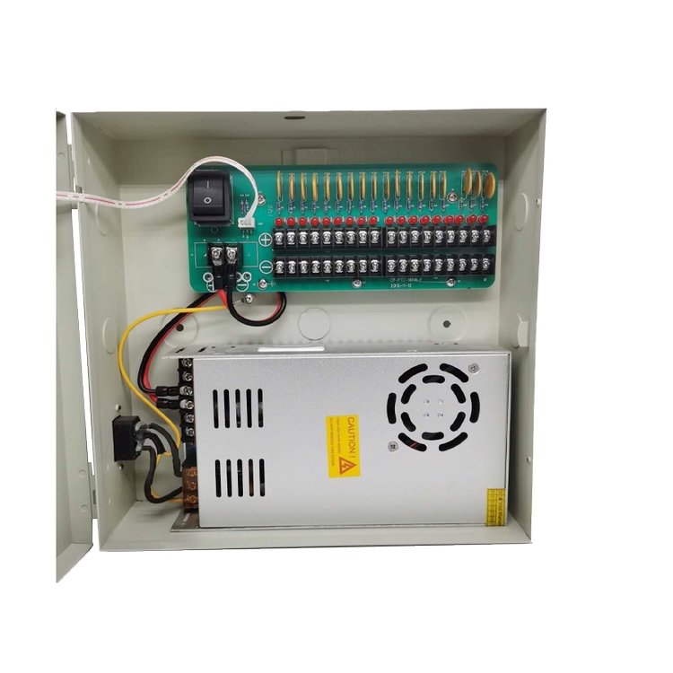 18 CH DC 12V 30A Switching Power Supply Box / Monitor Power Supply for 18 Ports CCTV Cameras