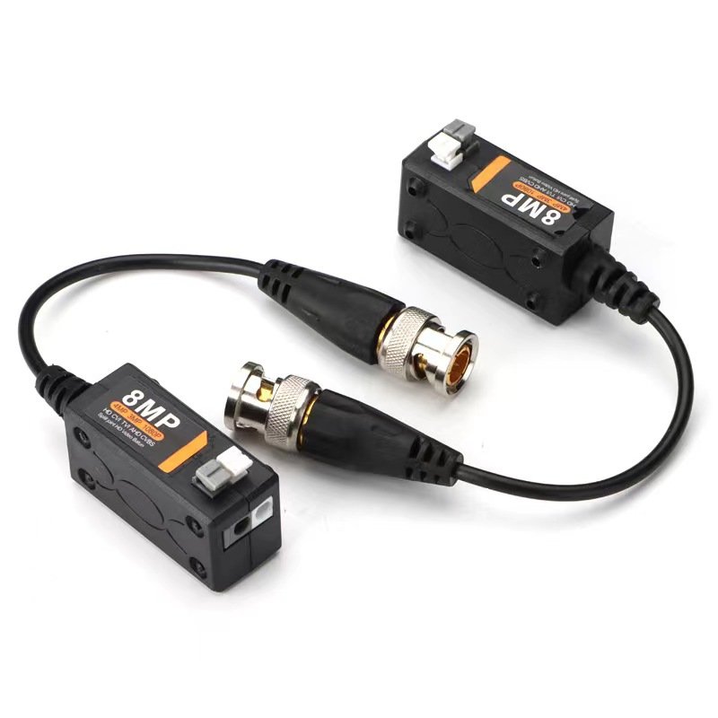 Video balun 2mp 5mp 8mp Twisted pair transmitter 600M camera video BNC connector
