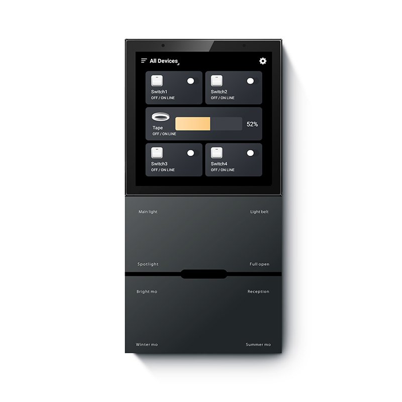 4 Inch Multi-Functional Touch Screen tuya Smart Home Control Panel WiFi Central Controller For Scenes Wall Music Amplifier