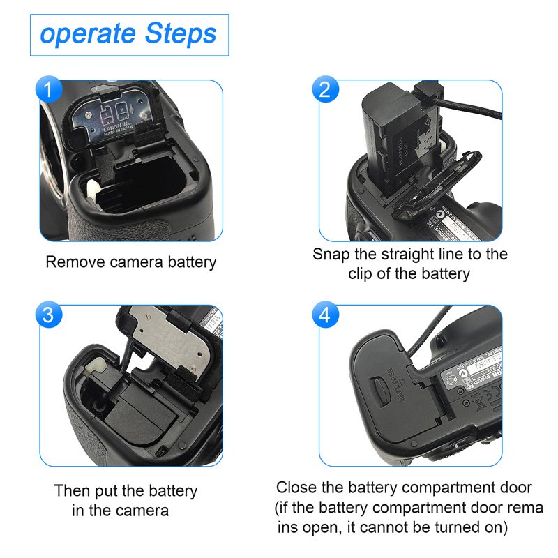 Dummy Battery Kit DR-E8 LP-E8 For Canon Camera External Power Adapter