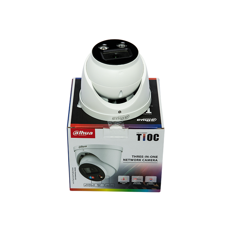 dahua 5MP HDCVI Full Color Camera HAC-HDW1509TLQ(-A)-LED 20 m Lighting Distance CCTV Microphone Quick-to-install Eyeball Camera