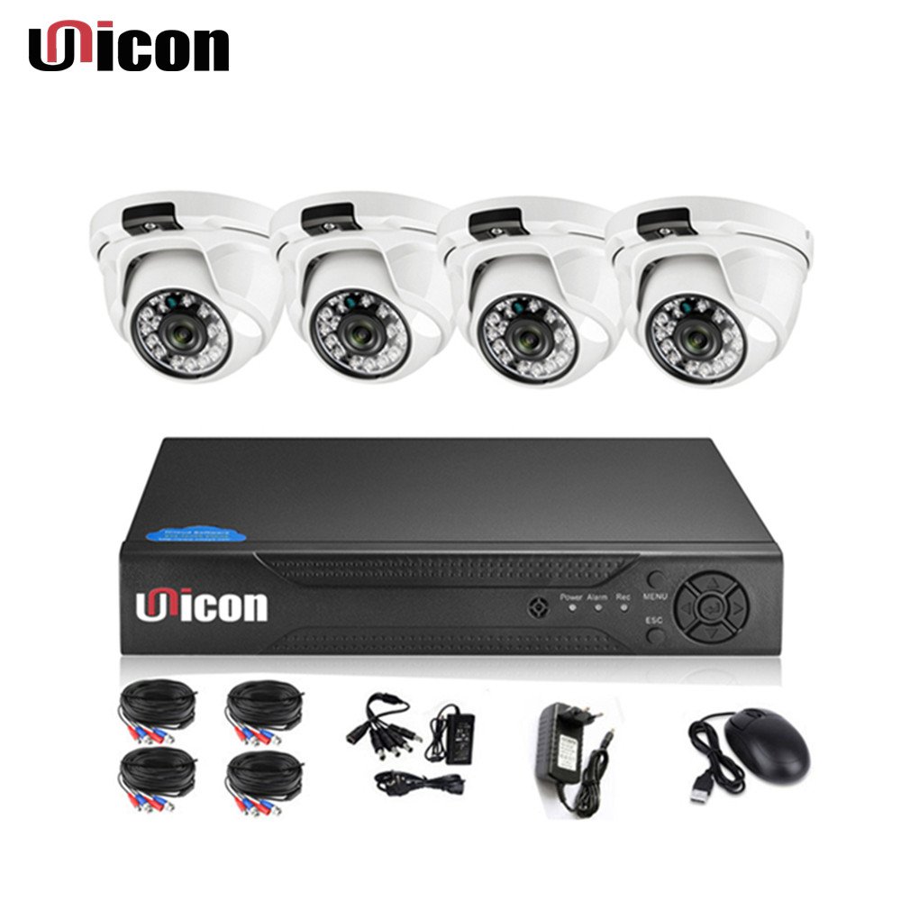 Outdoor Full HD 4CH CCTV AHD DVR KIT 1080P Video Surveillance With Digital Camera