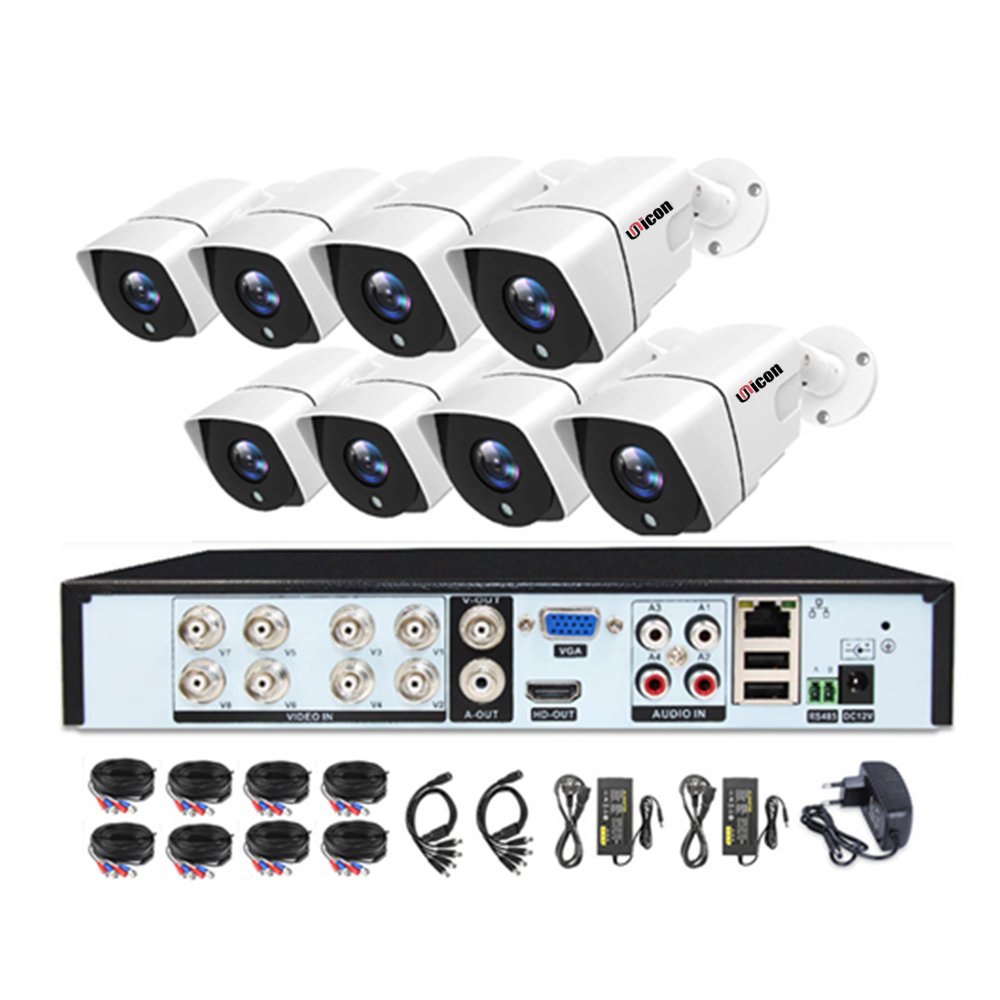 Outdoor Full HD 4CH CCTV AHD DVR KIT 1080P Video Surveillance With Digital Camera