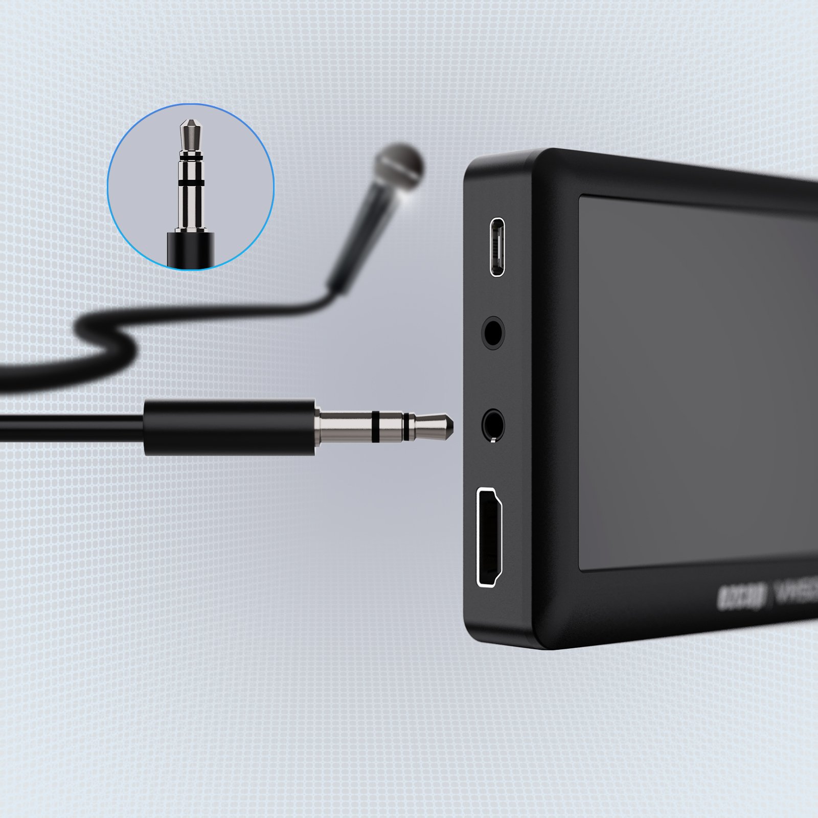 Portable Ezcap180 VHSDigi Record Video From VHS DVD Hi8 Camcorder Analog Video Recorder With Screen No Need PC