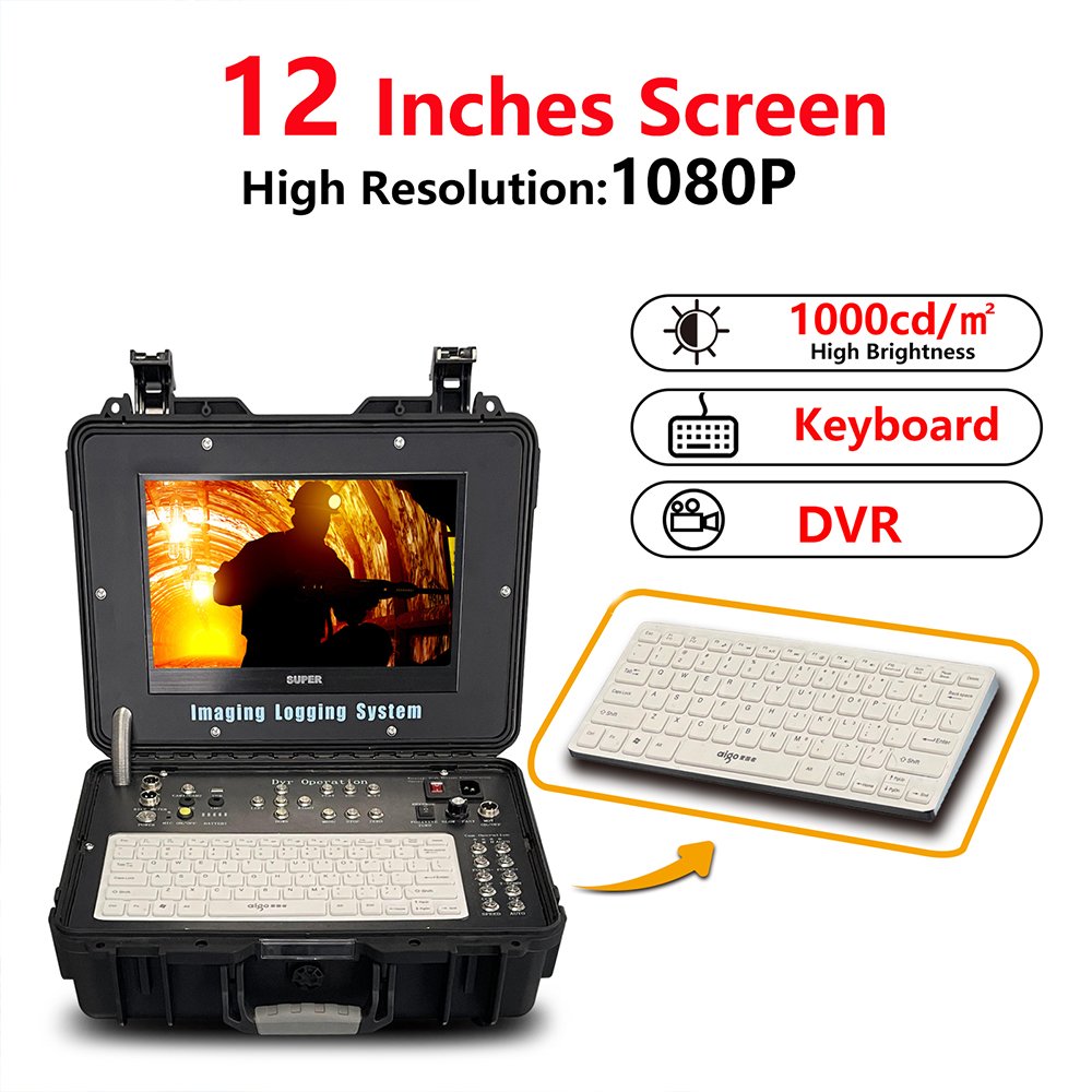 Factory waterproof 300m 200m borehole camera water well camera underwater well inspection camera