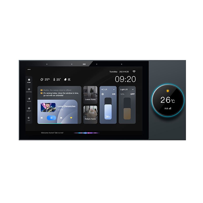 7 inch smart control Panel Light System Touch Switch Smart Home Control Device home automation with wall amplifier