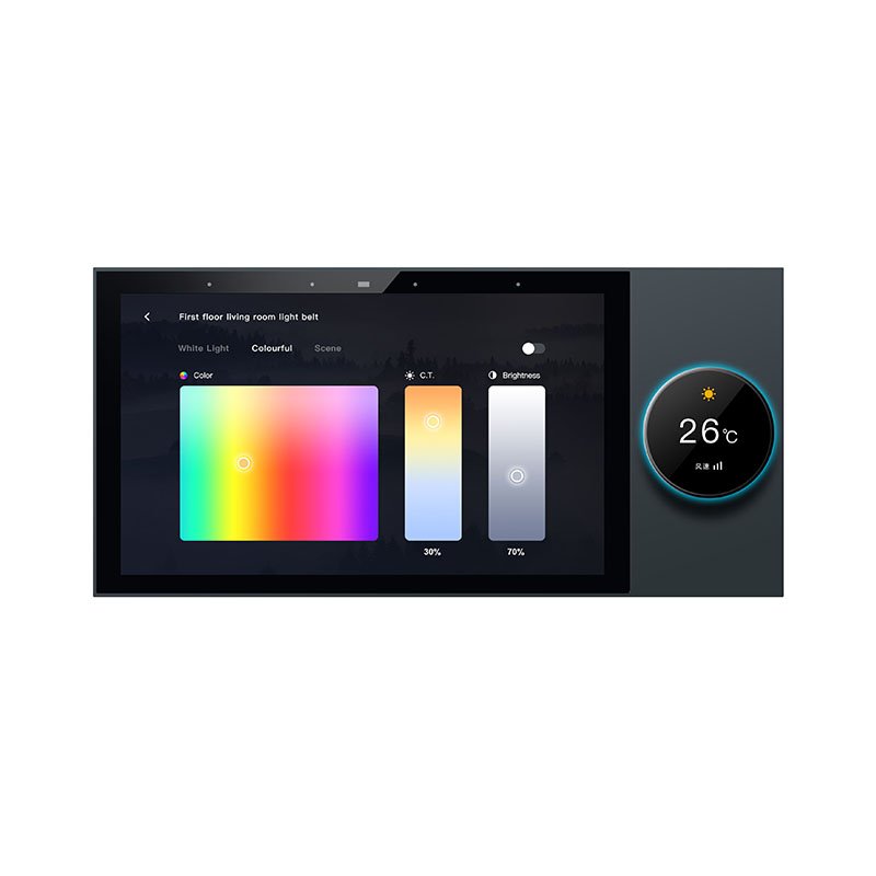 7 inch smart control Panel Light System Touch Switch Smart Home Control Device home automation with wall amplifier