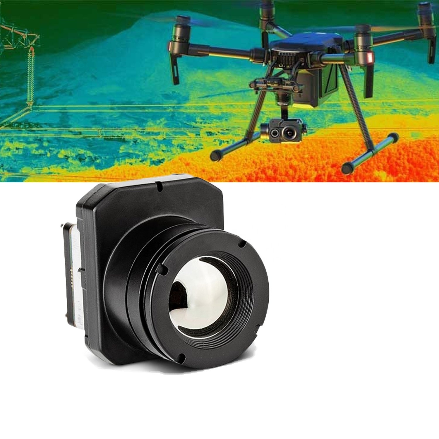 384*288 Cmos Module 9.1mm Fpv Thermal Camera For Predator Drone Autel