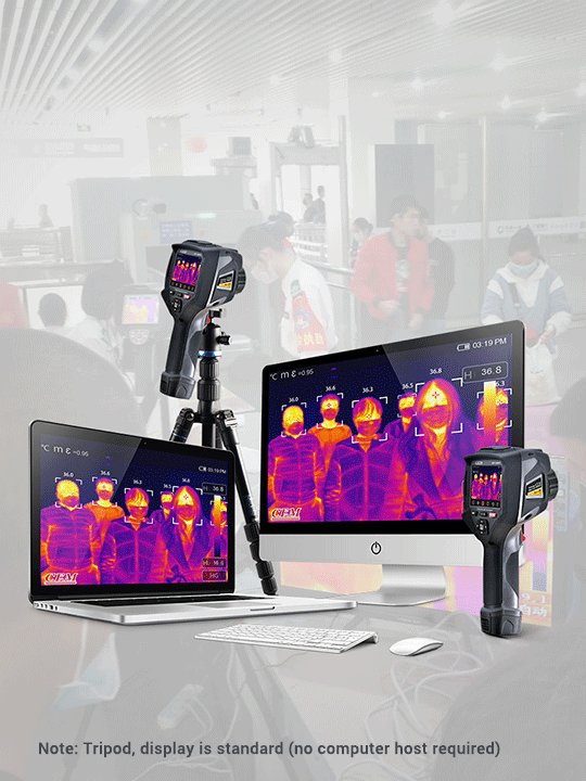 DT-9897Y AI intelligent face recognition temperature screening thermal imager