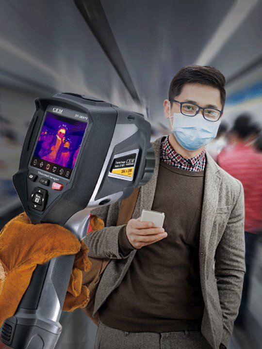 DT-9897Y AI intelligent face recognition temperature screening thermal imager