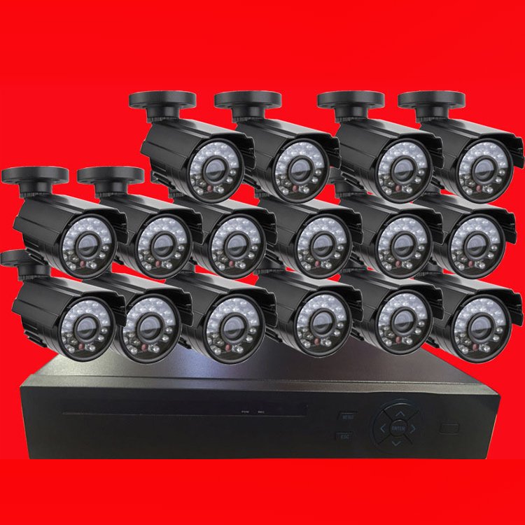 1080N CCTV AHD CCTV 16 Channel CCTV AHD DVR XVR H.264 H.265 Digital Dvr Recorder home surveillance security camera system