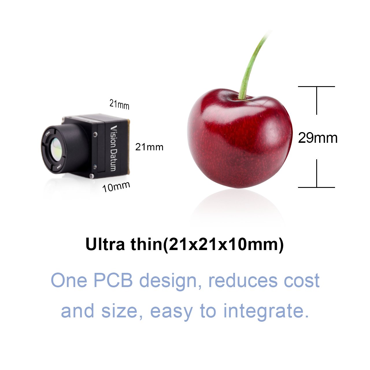 640x512 50Hz FL 25mm Uncooled VOx Detector LWIR USB Analog Flir Drone Thermal Camera for Temperature Measurement